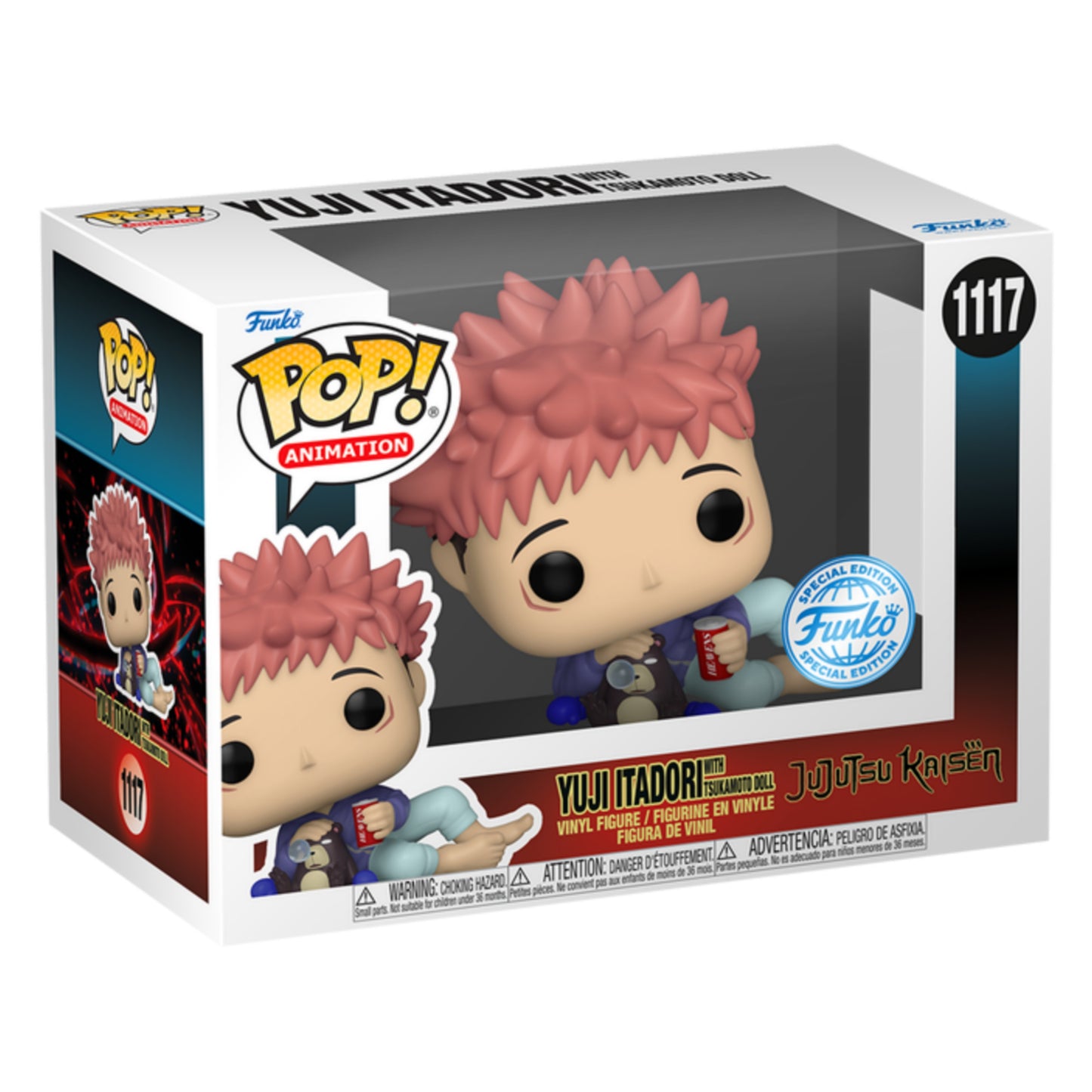 Yuji Itadori with Tsukamoto Doll Special Edition : Jujutsu Kaisen- Funko Pop! Animation