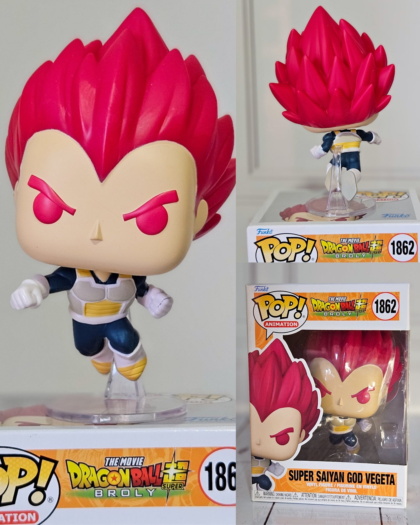 SUPER SAIYAN GOD VEGETA #1862 : DRAGON BALL SUPER BROLY - FUNKO POP! ANIMATION