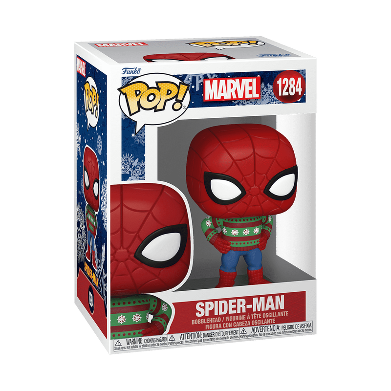 Spider-man Navideño con Ugly Sweater #1284 - Funko Pop! Marvel