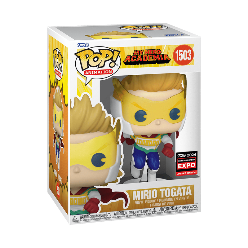 MIRIO TOGATA EXCLUSIVO E EXPO 2024 : MY HERO ACADEMIA - FUNKO POP! ANIMATION