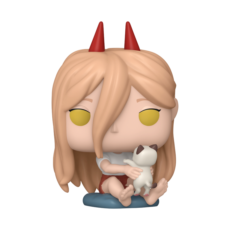 POWER WITH MEOWY EXCLUSIVO CHALICE COLLECTIBLES #1766 : CHAINSAW MAN - FUNKO POP! ANIMATION