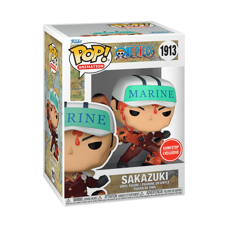 AKAINU SAKASUKI EXCLUSIVO GAMESTOP #1913 : ONE PIECE - FUNKO POP! ANIMATION