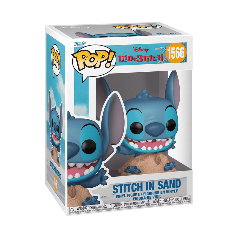 STITCH IN SAND #1566 : LILO & STITCH - FUNKO POP! DISNEY