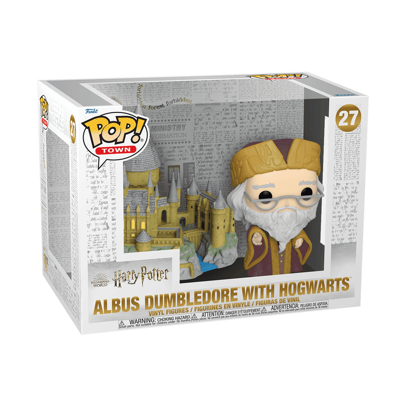 ALBUS DUMBLEDORE CON HOGWARTS : HARRY POTTER - FUNKO POP! TOWN