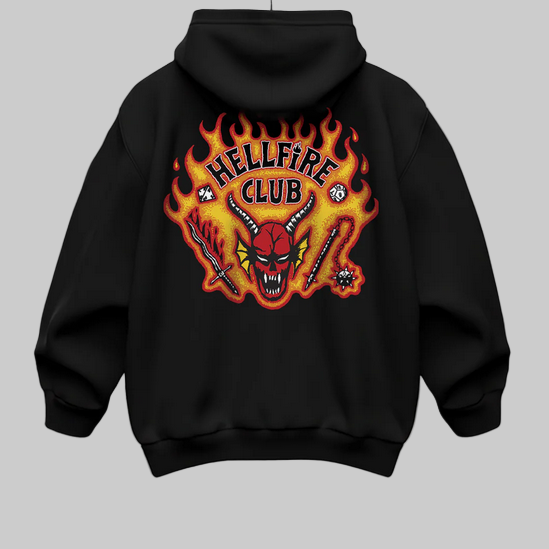 HELLFIRE HOODIE STRANGER THINGS