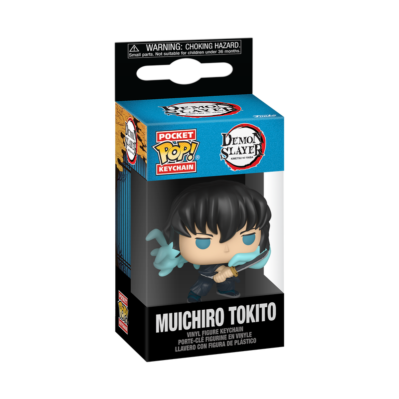 MUICHIRO TOKITO LLAVERO : DEMON SLAYER - FUNKO POP! KEYCHAIN