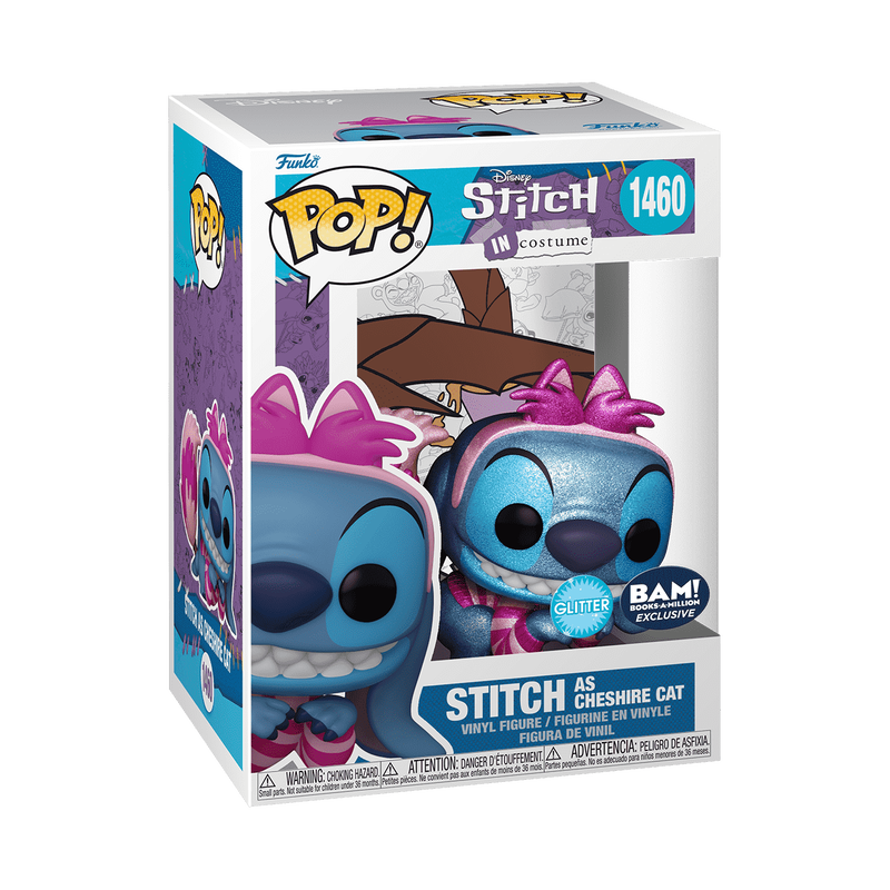 STITCH AS CHESHIRE CAT (GLITTER) #1460 : STITCH IN COSTUME - FUNKO POP! DISNEY