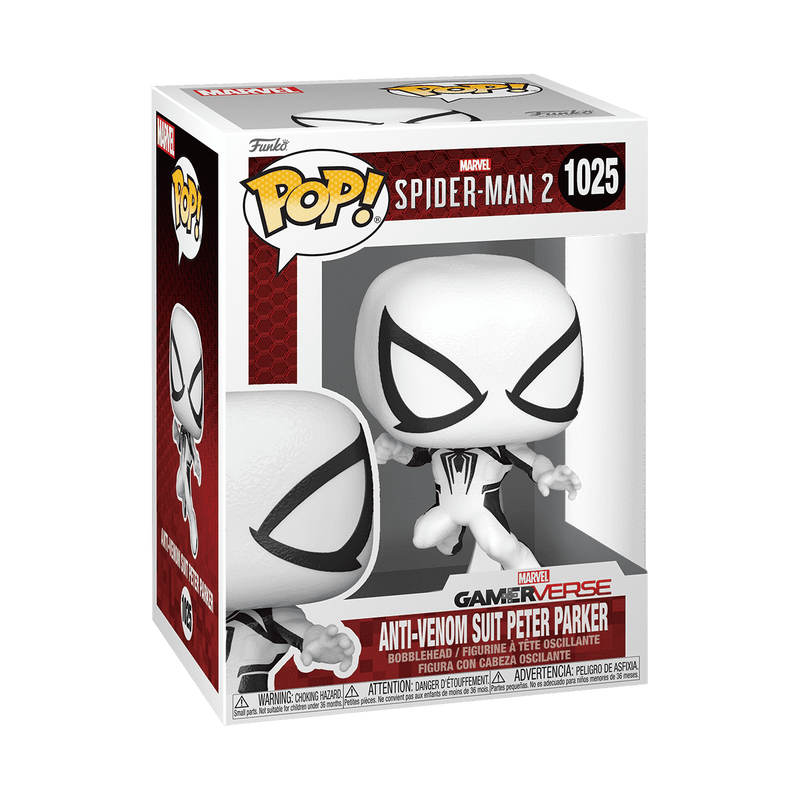 PETER PARKER ANTI VENOM SUIT #1025 : SPIDER-MAN 2 - FUNKO POP! MARVEL GAMER VERSE