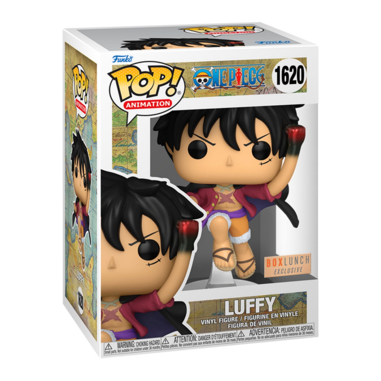 LUFFY UPPERCUT EXCLUSIVO BOX LAUNCH #1620 : ONE PIECE - FUNKO POP! ANIME