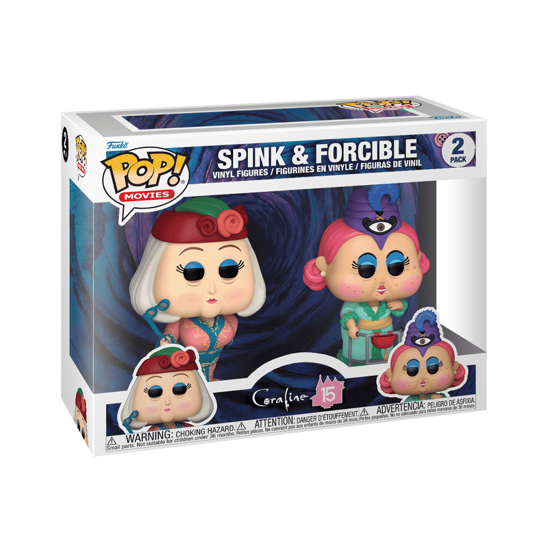 SPINK & FORCIBLE 2 PACK : CORALINE 15 ANIVERSARIO - FUNKO POP! MOVIES