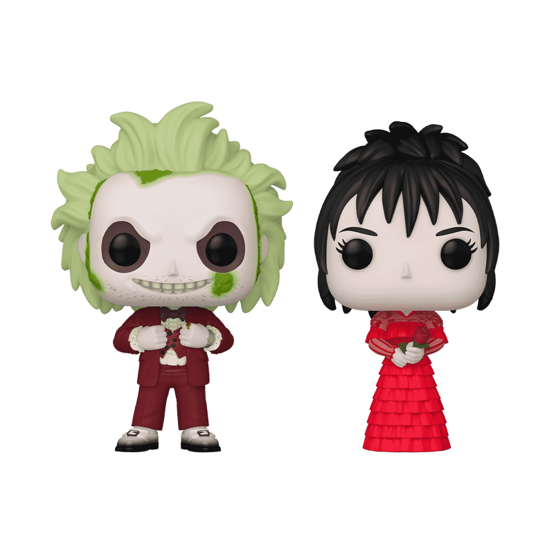 BEETLEJUICE & LYDIA DEETZ 2-PACK : BEETLEJUICE BEETLEJUICE- FUNKO POP! MOVIES