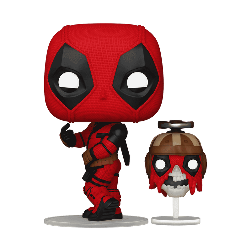 DEADPOOL WITH HEADPOOL: DEADPOOL & WOLVERINE - FUNKO POP! MARVEL