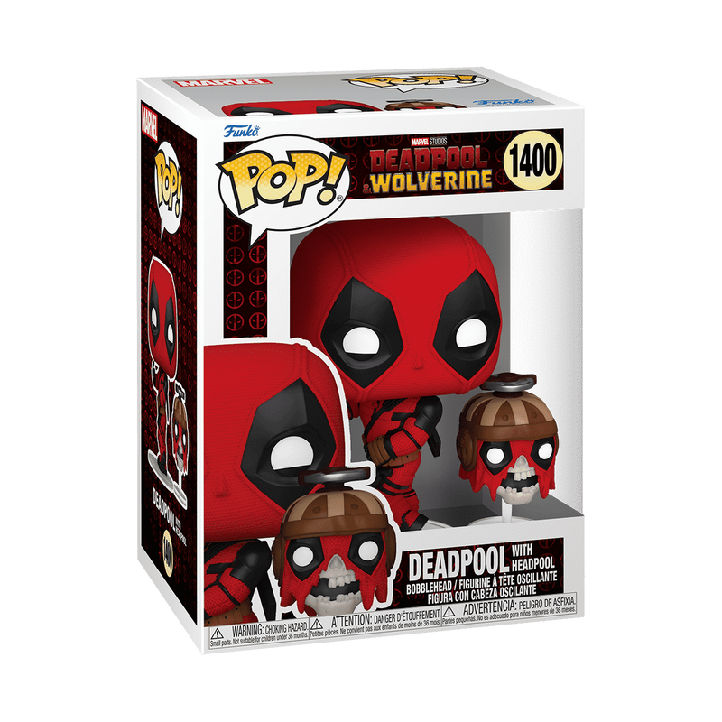 DEADPOOL WITH HEADPOOL: DEADPOOL & WOLVERINE - FUNKO POP! MARVEL
