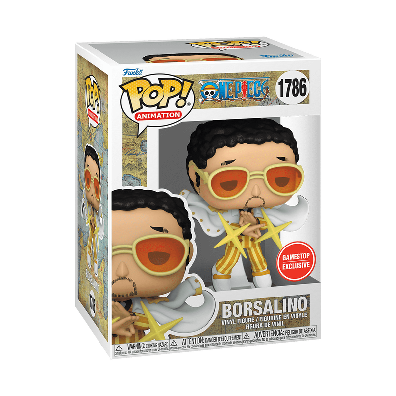 KIZARU BORSALINO EXCLUSIVO GAMESTOP #1786 : ONE PIECE - FUNKO POP! ANIMATION