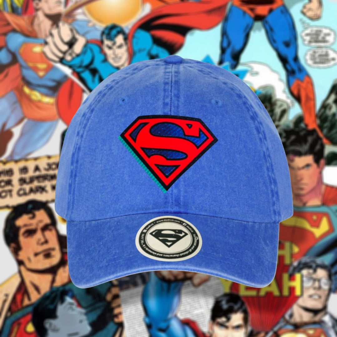 SUPERMAN GORRA AZUL ROYAL VINTAGE
