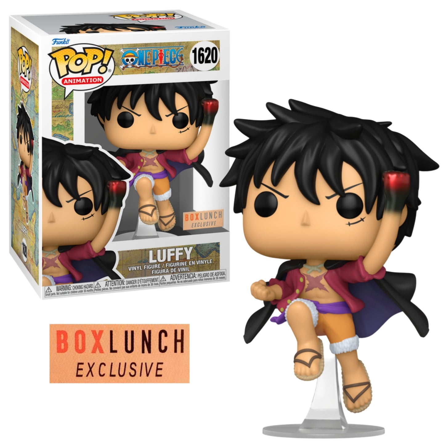 LUFFY UPPERCUT EXCLUSIVO BOX LAUNCH #1620 : ONE PIECE - FUNKO POP! ANIME