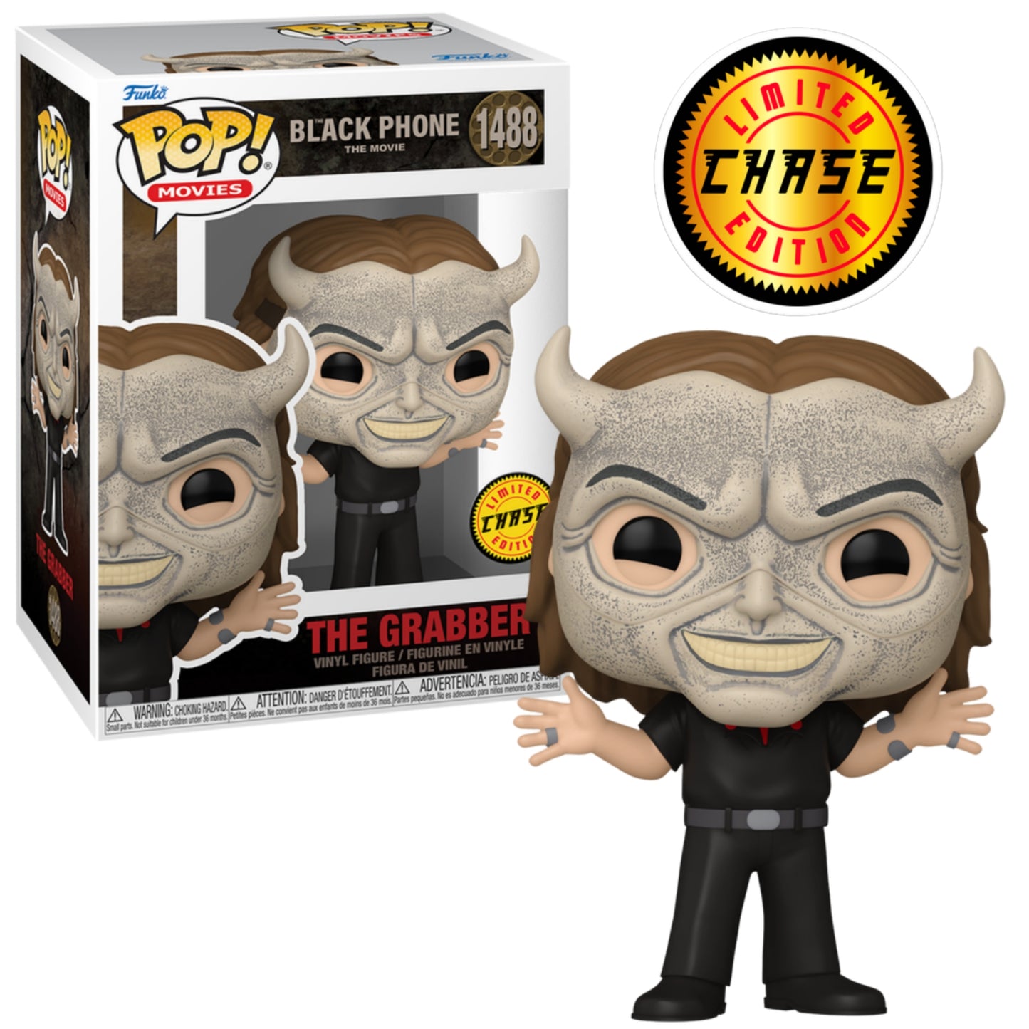 THE GRABBER #1488 (CHASE) : BLACK PHONE - FUNKO POP! MOVIES