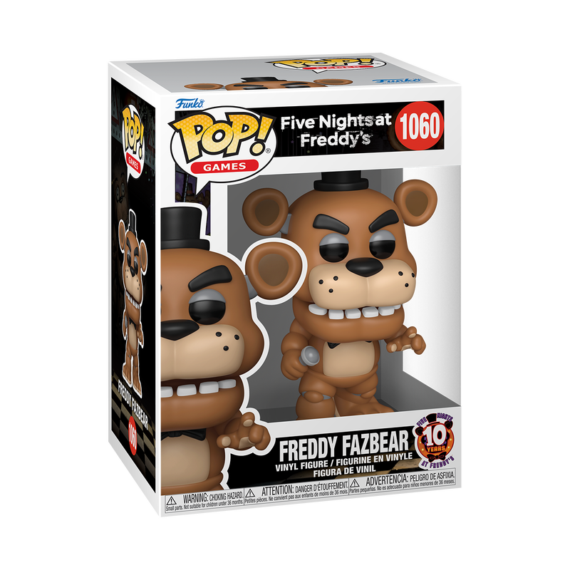 FREDDY FAZBEAR : FIVE NIGHTS AT FREDDYS 10 ANIVERSARIO #1060 - FUNKO POP! GAMES
