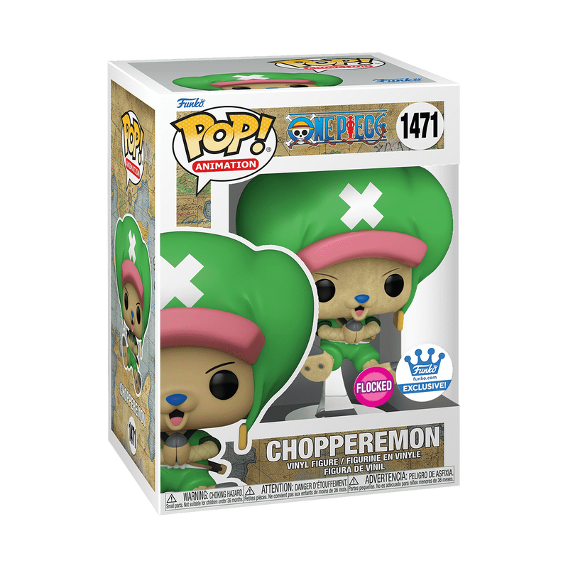 CHOPPERMON (FLOCKED) WANO EXCLUSIVO FUNKO SHOP #1471 : ONE PIECE - FUNKO POP! ANIMATION