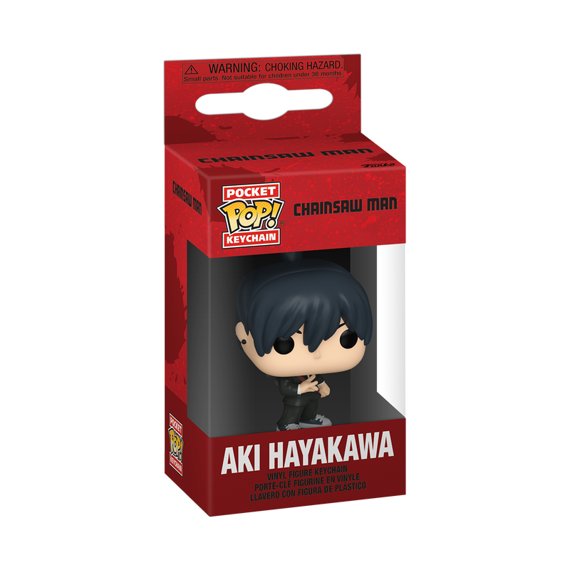 AKI HAYAKAWA LLAVERO : CHAINSAW MAN - FUNKO POP! KEYCHAIN