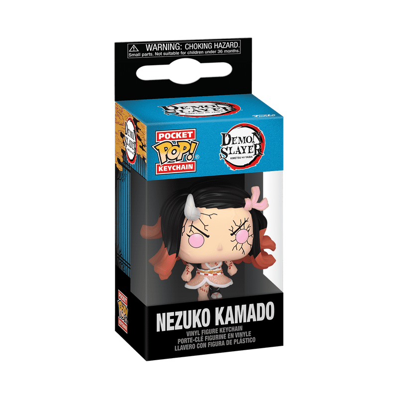 NEZUKO KAMADO (DEMON FORM) : DEMON SLAYER - FUNKO POP! KEYCHAIN