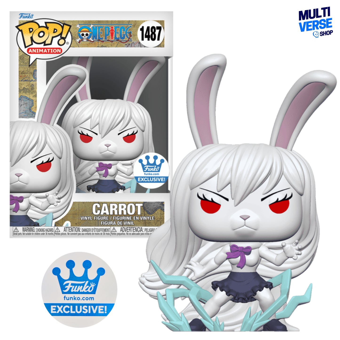 CARROT EXCLUSIVO FUNKO SHOP : ONE PIECE - FUNKO POP! ANIMATION