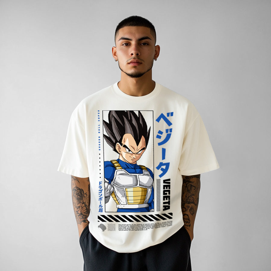 VEGETA : DRAGON BALL PLAYERA