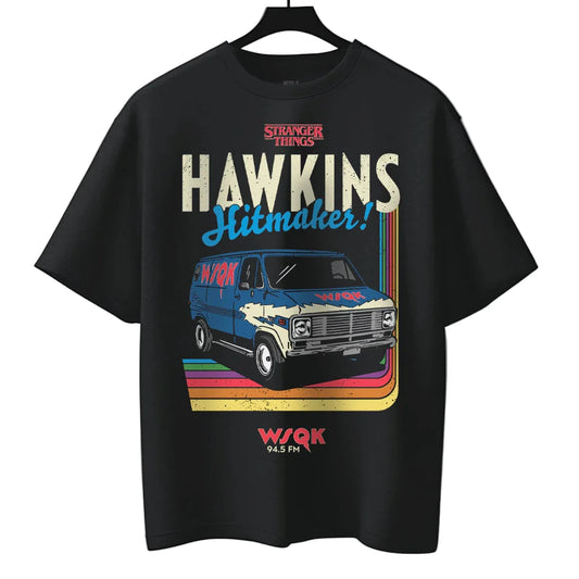 HAWKINS HITMAKER PLAYERA :  STRANGER THINGS