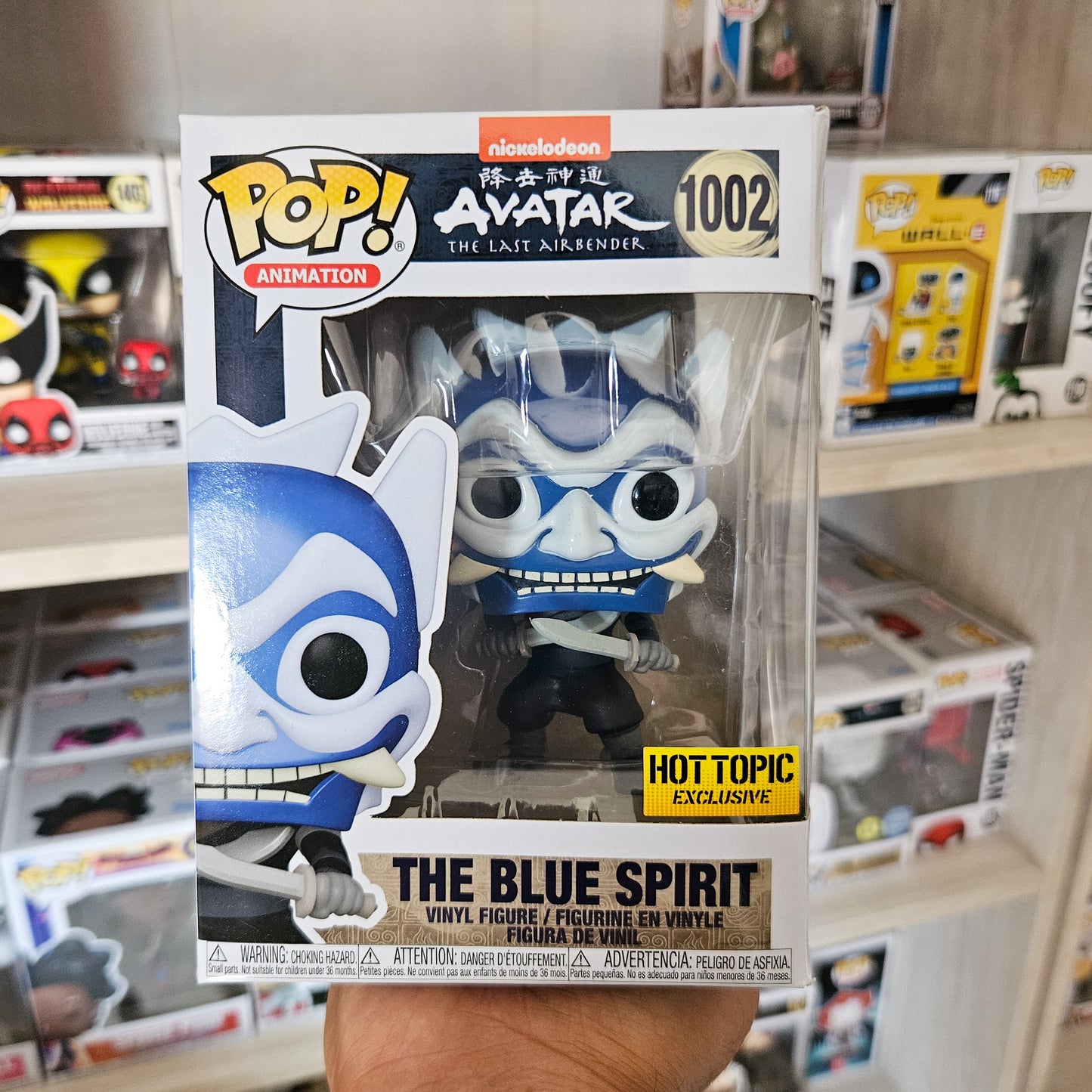 THE BLUE SPIRIT EXCLUSIVO HOT TOPIC #1002 : AVATAR THE LAST AIRBENDER - FUNKO POP! ANIMATION