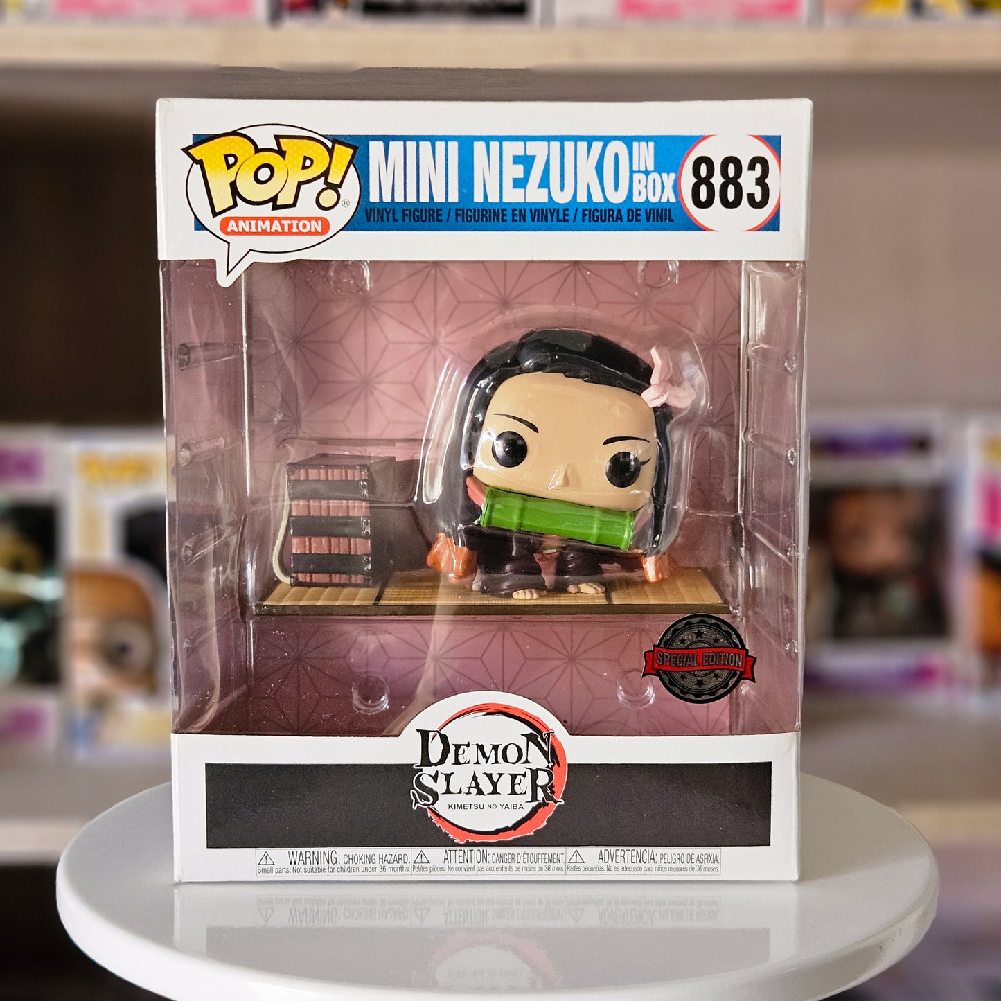 Mini Nezuko in Box 883 Deluxe : Demon Slayer - Funko Pop! Animation