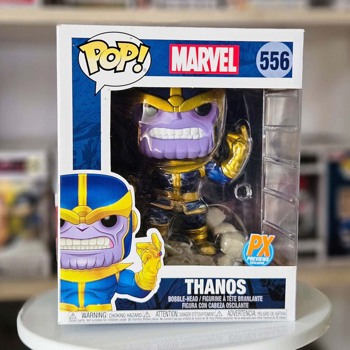 Thanos Deluxe 6 pulgadas Exclusivo PX : Marvel 80 Aniversario - Funko Pop!