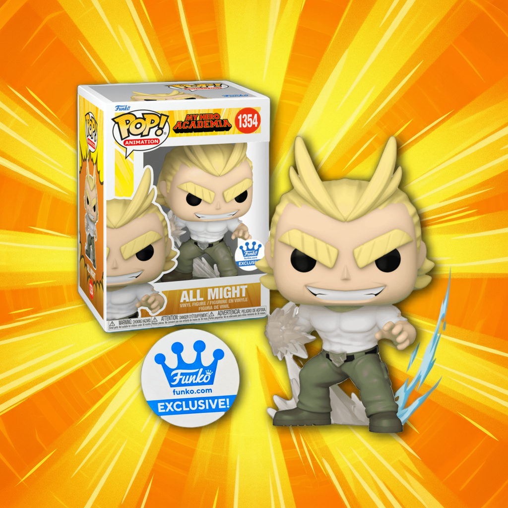 ALL MIGHT (TEXAS SMASH) EXCLUSIVO FUNKO SHOP #1354 : MY HERO ACADEMIA - FUNKO POP! ANIMATION