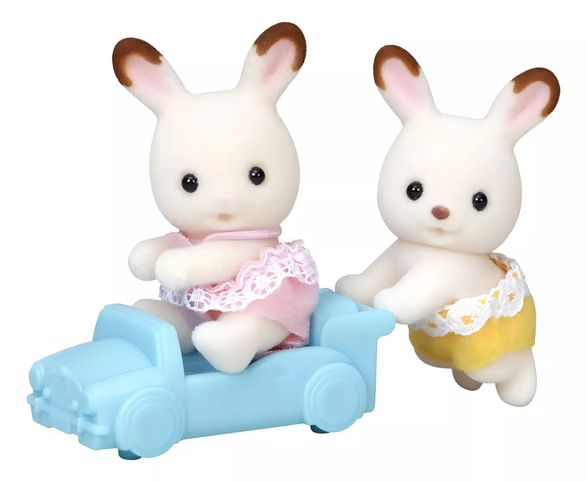 Sylvanian Families Conejos Gemelos Chocolate Calico Critters