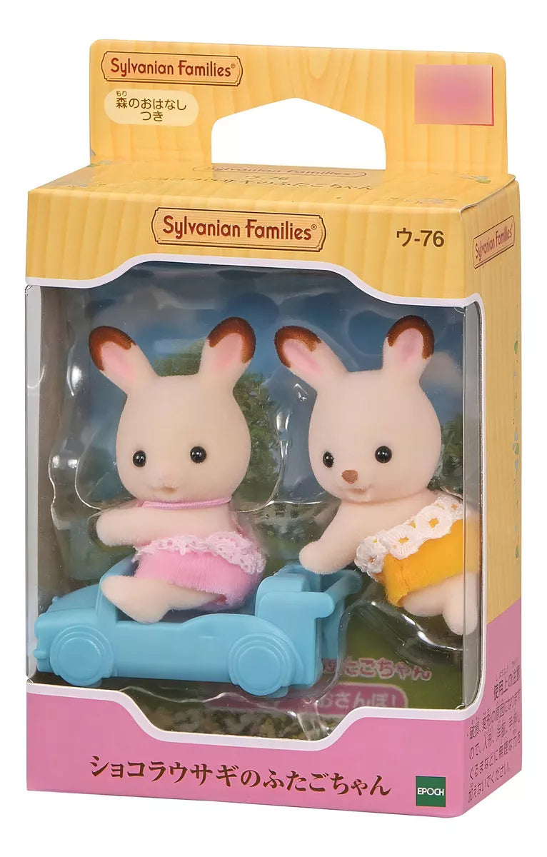 Sylvanian Families Conejos Gemelos Chocolate Calico Critters