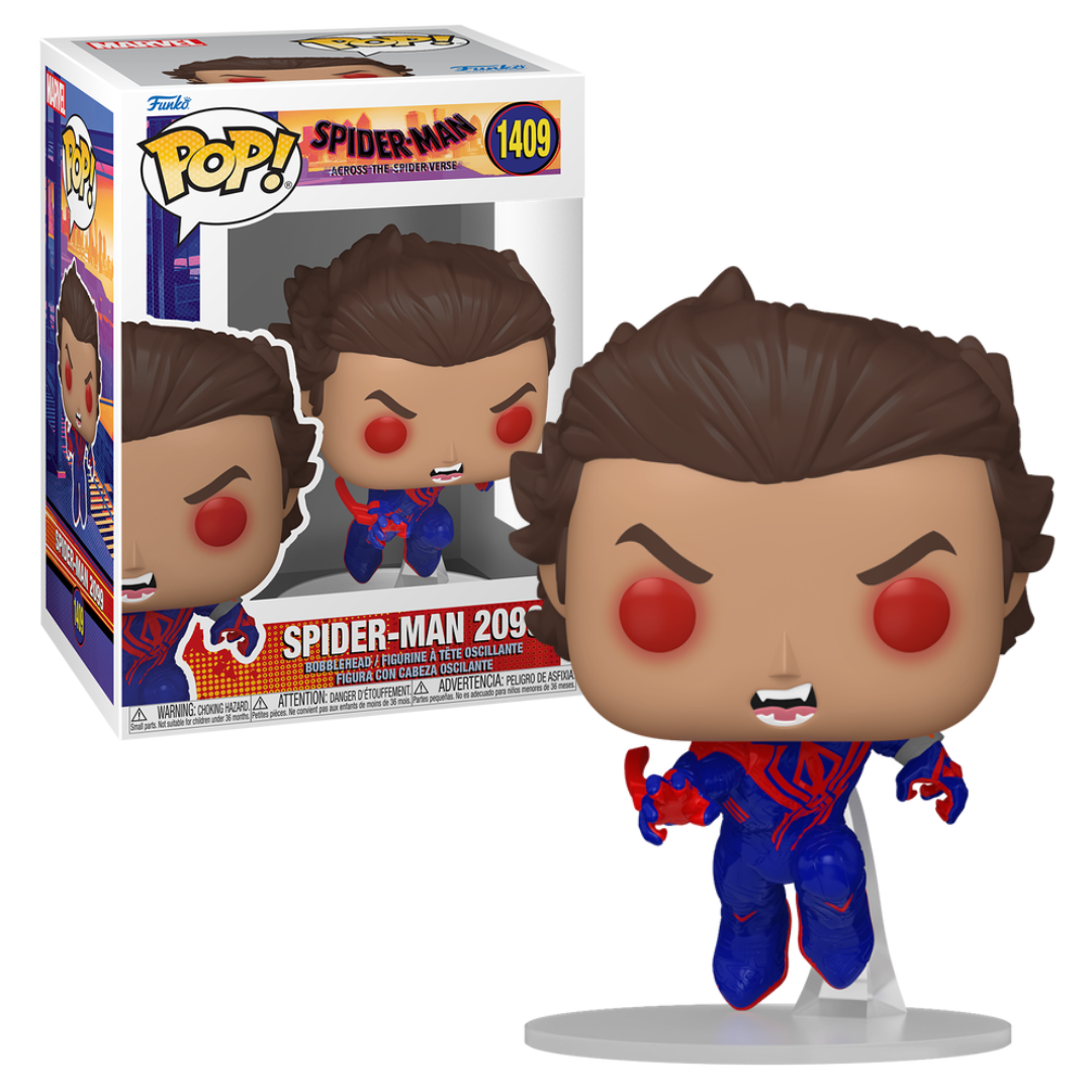 SpiderMan 2099 Miguel O Hara Unmasked #1049 : Spiderman Across the Spiderverse - Funko Pop! Marvel