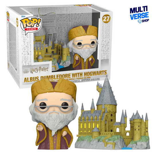 ALBUS DUMBLEDORE CON HOGWARTS : HARRY POTTER - FUNKO POP! TOWN