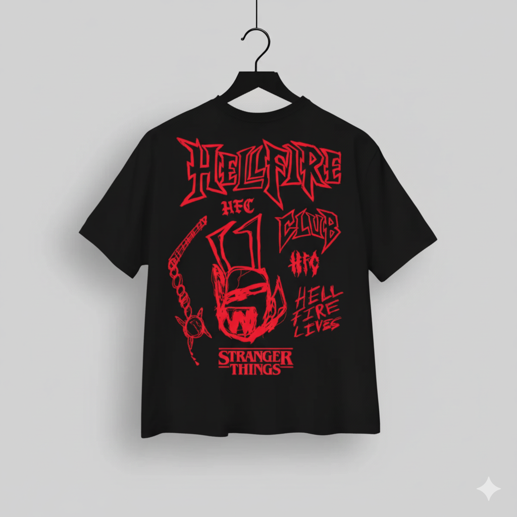 HELLFIRE PLAYERA : STRANGER THINGS