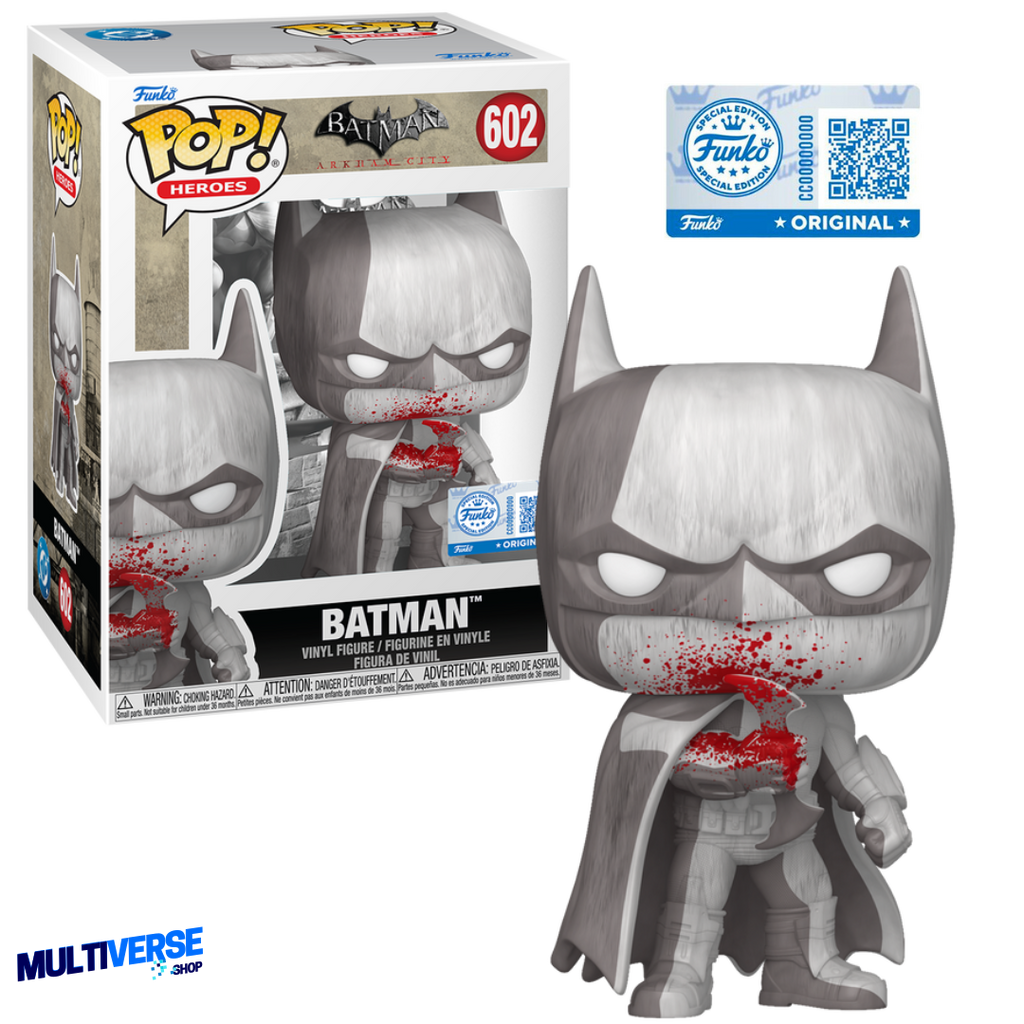 BATMAN (ARKHAM CITY) BLOODY SPECIAL EDITION :BATMAN ARKHAM - FUNKO POP!