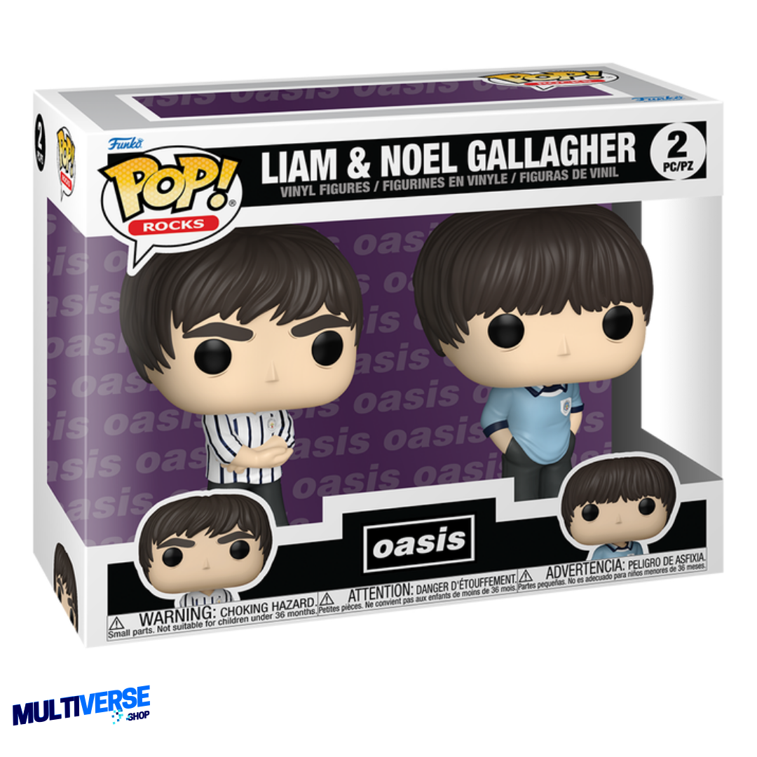 OASIS 2 PACK LIAM Y NOEL GALLAGHER - FUNKO POP! ROCKS