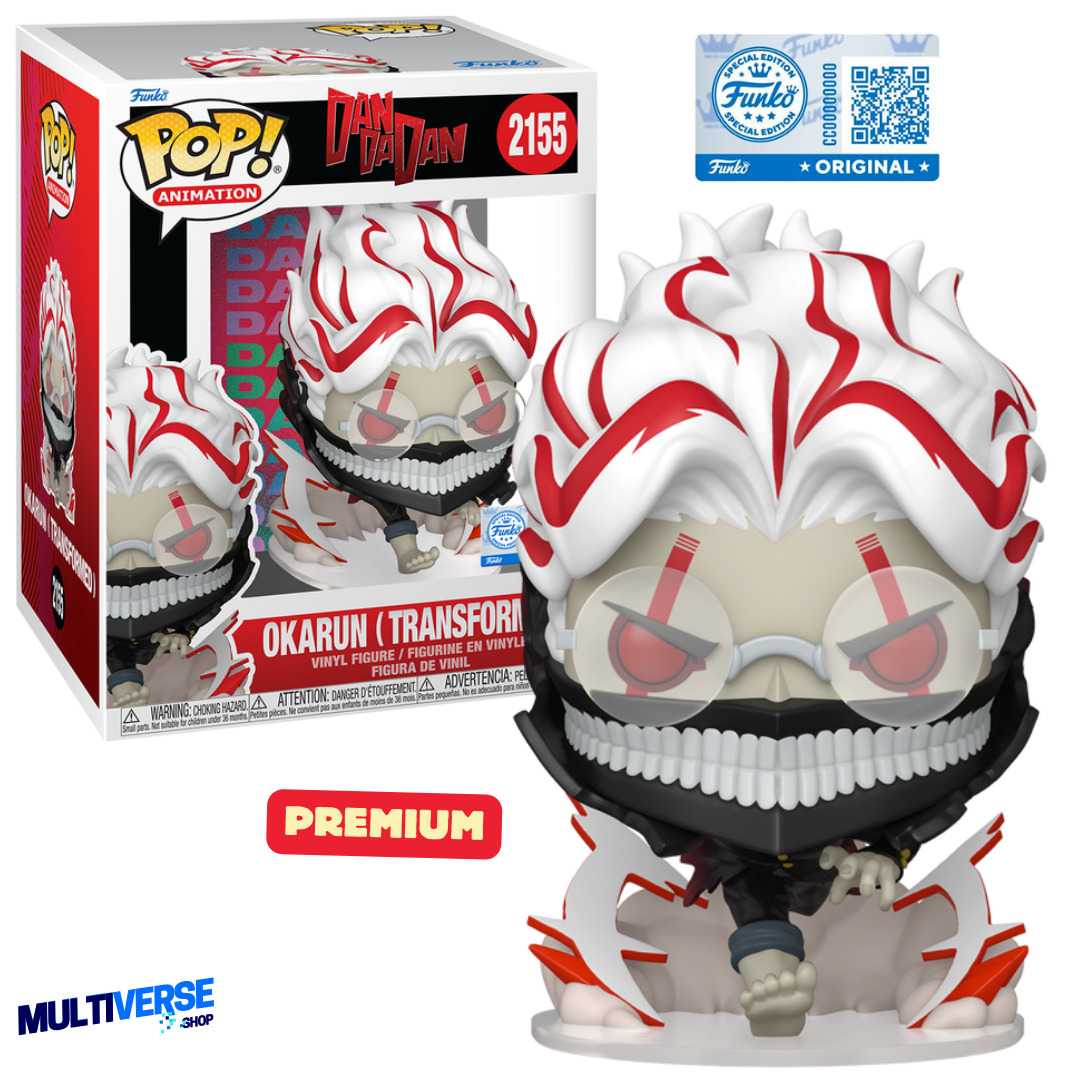 OKARUN TRANSFORMED PREMIUM EXCLUSIVO FUNKO SHOP #2115 : DAN DA DAN - FUNKO POP! ANIME