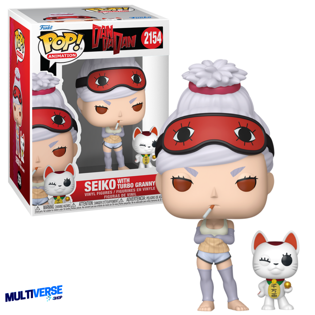 SEIKO WITH TURBO GRANNY : DAN DA DAN - FUNKO POP! & BUDDY