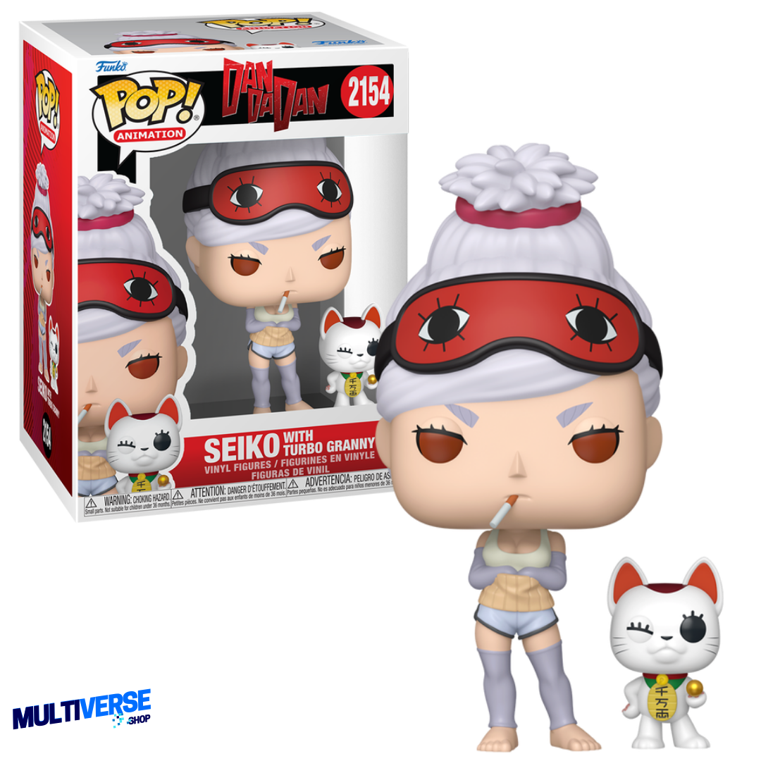 SEIKO WITH TURBO GRANNY : DAN DA DAN - FUNKO POP! & BUDDY