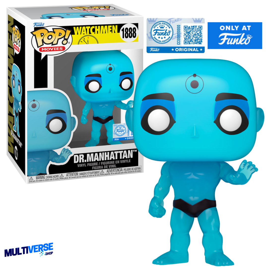 DR. MANHATTAN EXCLUSIVE FS #1888 : WATCHMEN - FUNKO POP! MOVIES