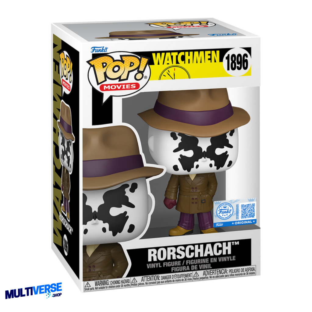 RORSCHACH EXCLUSIVE #1896 : WATCHMEN - FUNKO POP! MOVIES