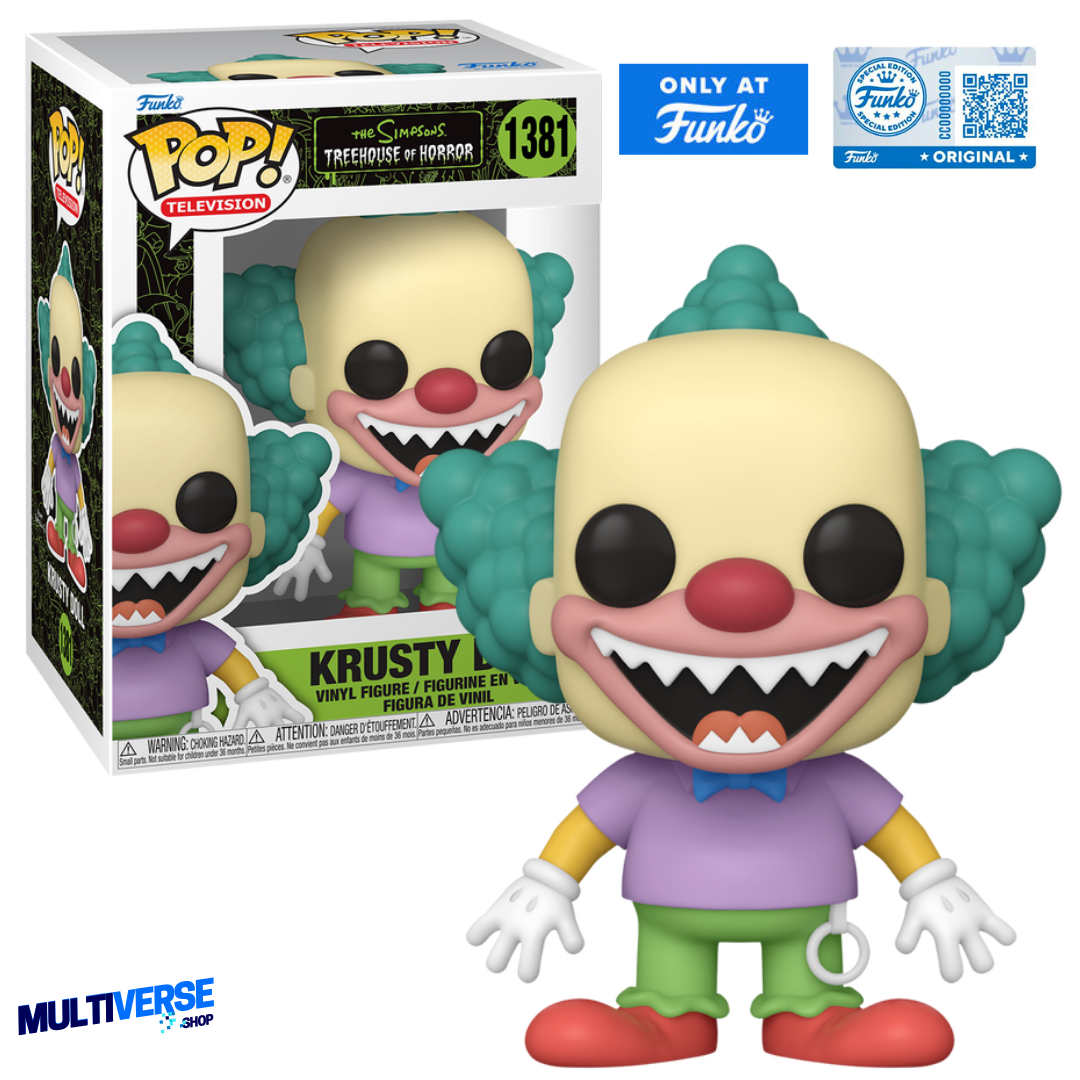 KRUSTY DOLL EXCLUSIVE #1381 : THE SIMPSONS TREEHOUSE HORROR FUNKO POP!