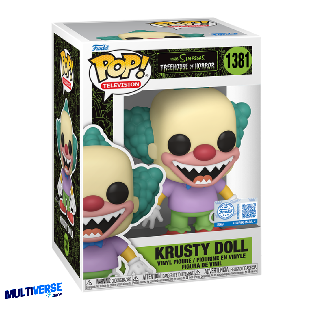 KRUSTY DOLL EXCLUSIVE #1381 : THE SIMPSONS TREEHOUSE HORROR FUNKO POP!