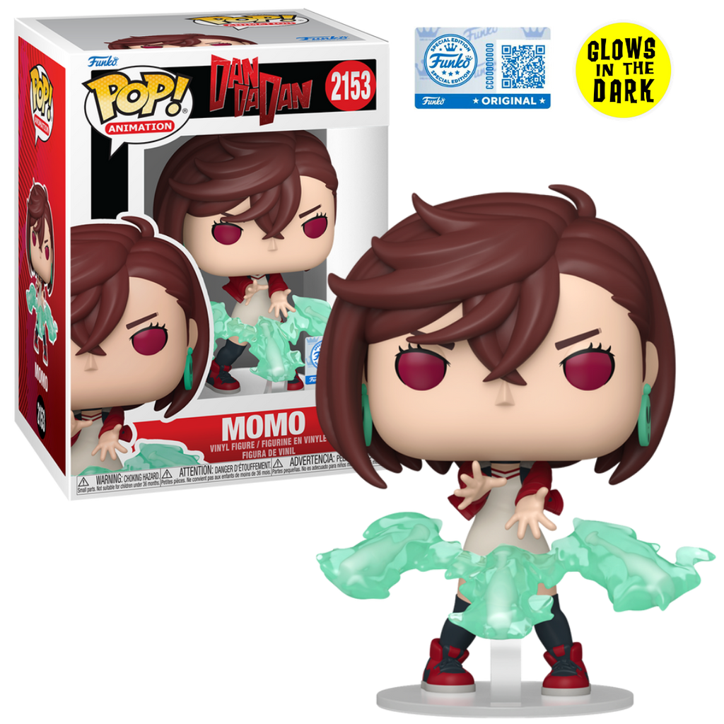 MOMO AYASE EXCLUSIVE GLOW IN THE DARK : DAN DA DAN FUNKO POP! ANIME