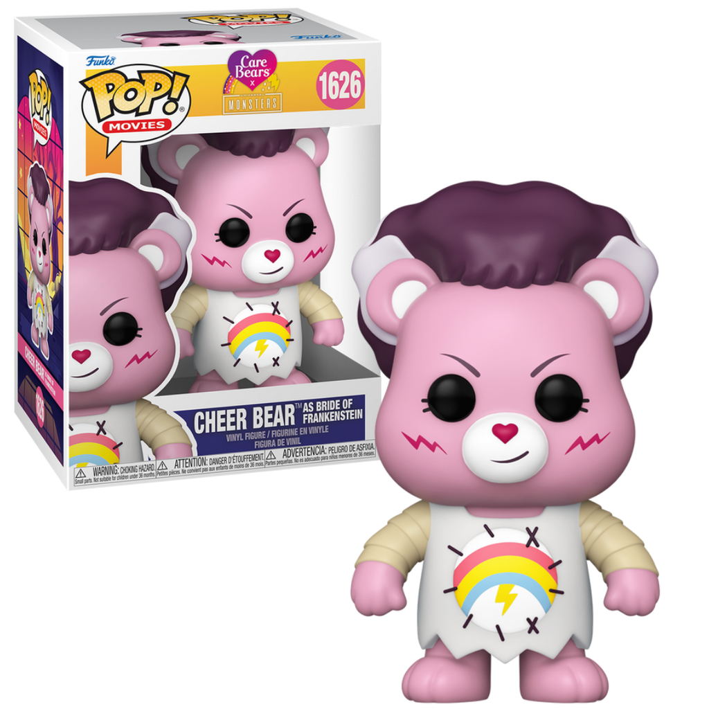 CHEER BEAR AS BRIDE OF FRANKESTEIN  #1626 : CARE BEARS - FUNKO POP! MOVIES