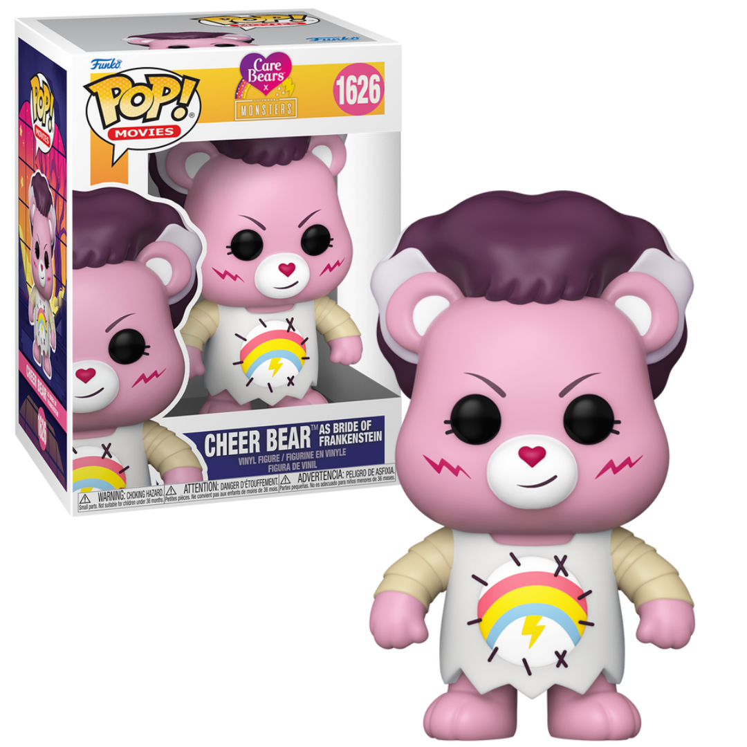 CHEER BEAR AS BRIDE OF FRANKESTEIN  #1626 : CARE BEARS - FUNKO POP! MOVIES
