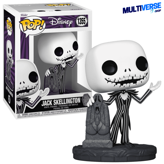 JACK SKELLINGTON CON LAPIDA #1355 : THE NIGHTMARE BEFORE CHRISTMAS 30 ANIVERSARIO - FUNKO POP! DISNEY